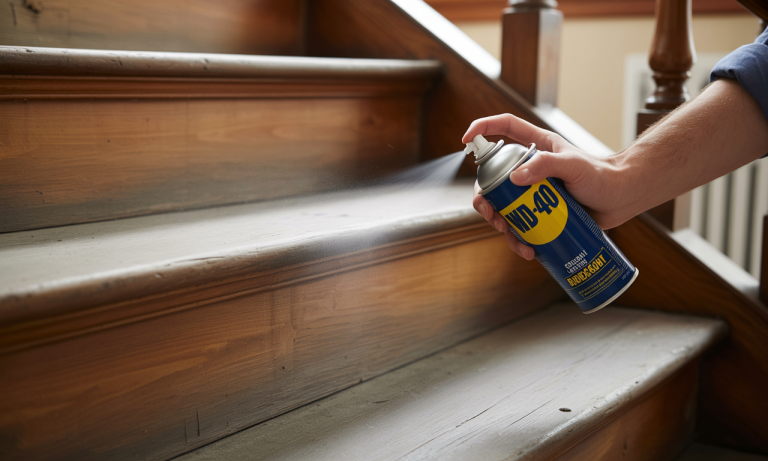 découvrez comment utiliser wd-40 pour réparer efficacement un escalier qui grince et retrouver le calme chez vous grâce à nos astuces simples et rapides.
