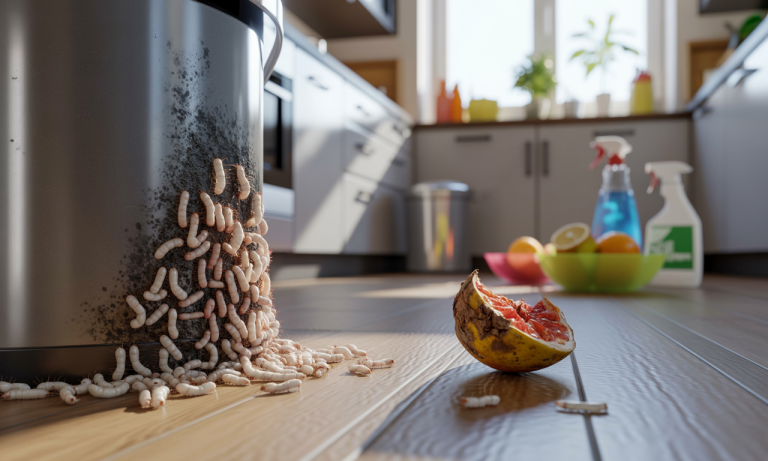 découvrez ce que signifie la présence d’asticots dans votre maison et apprenez les méthodes efficaces pour vous en débarrasser rapidement et prévenir leur retour.