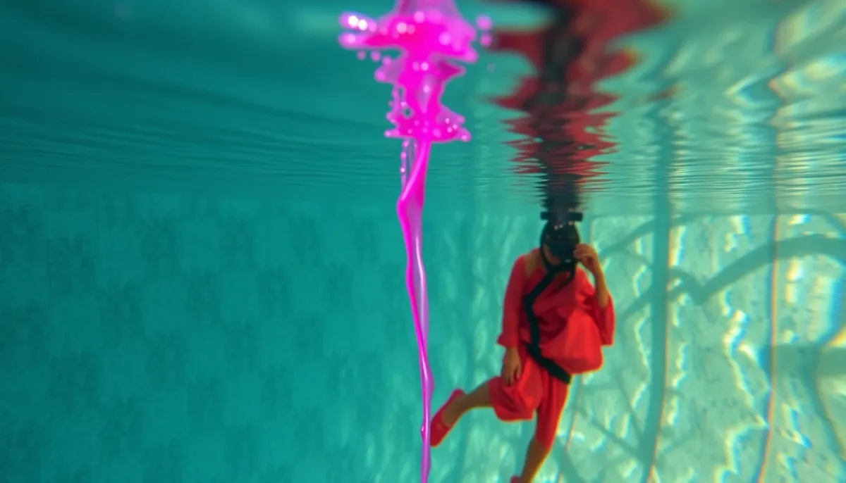 Test du colorant alimentaire pour localiser une fuite piscine près des joints