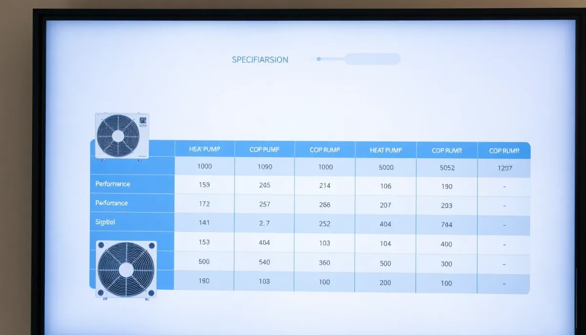 Tableau comparatif des trois gammes de pompes à chaleur Majestic