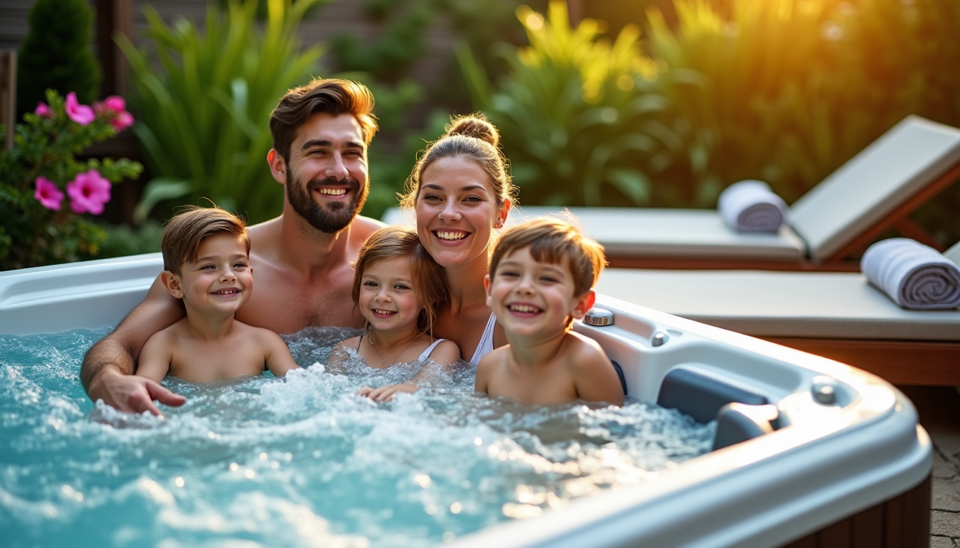 Illustration : un entretien régulier et approprié prolongera la durée — acheter un spa 6 places - le compromis idéal pour toute la famille !