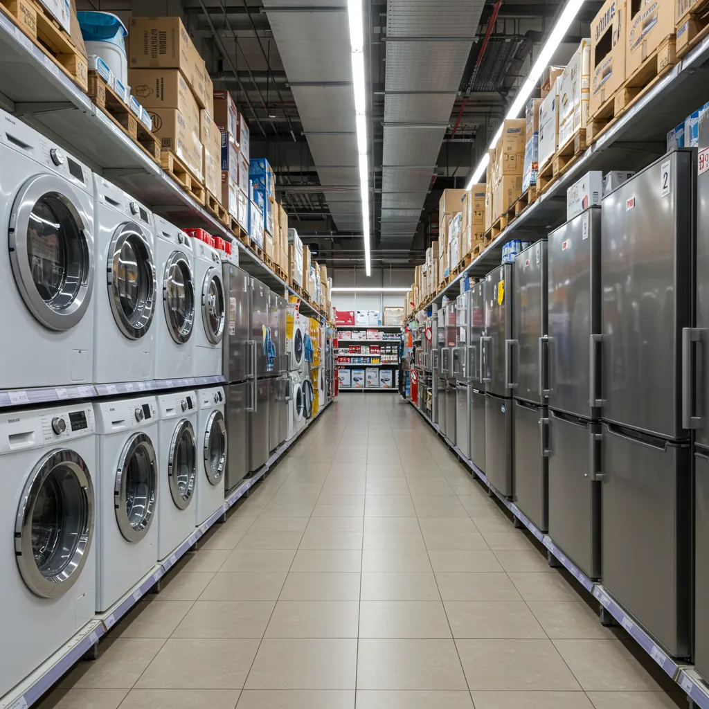 Rayon électroménager bien approvisionné d'une enseigne fiable en 2026