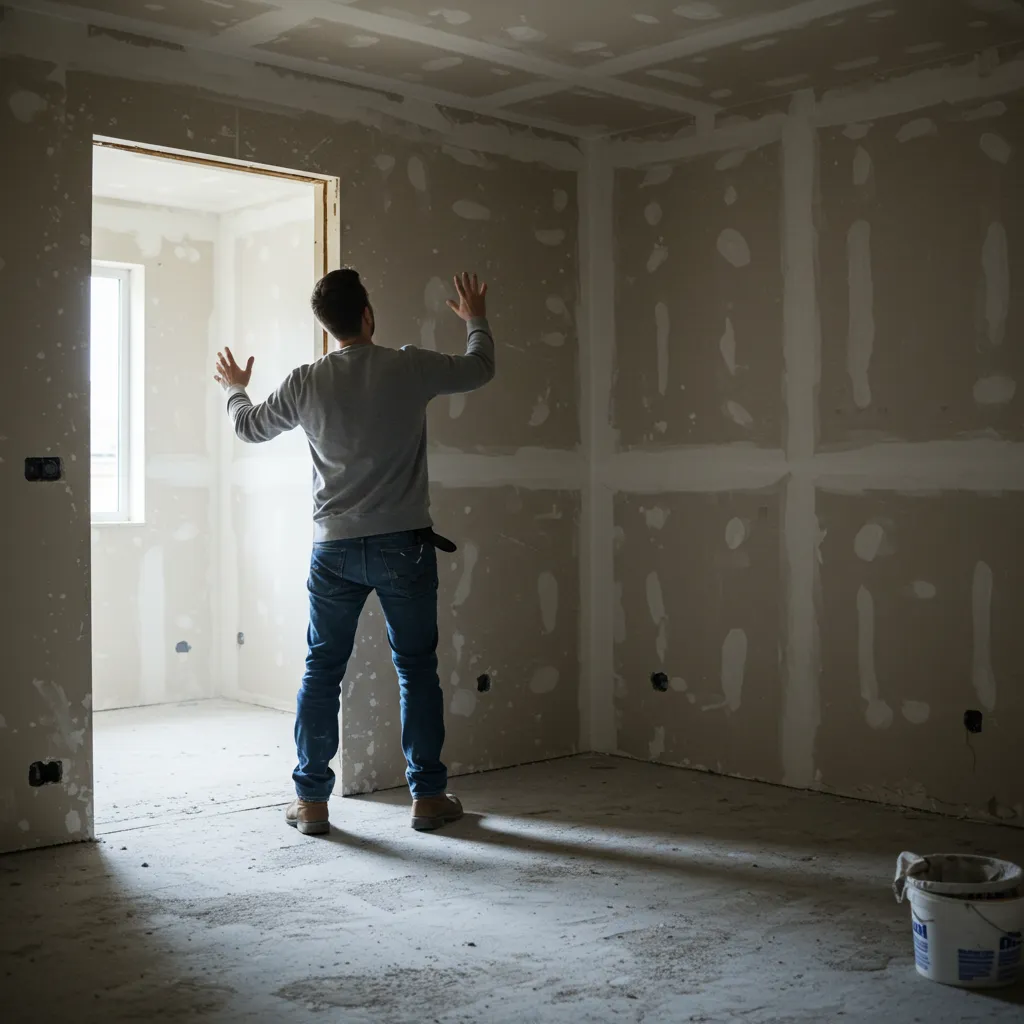 Propriétaire constatant des malfaçons dans son logement neuf livré avec des défauts de finition