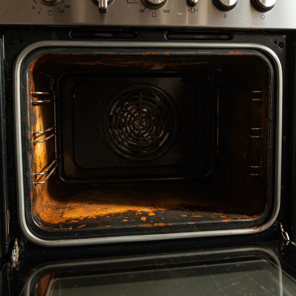 Rouille dans le four : comment l'éliminer sans abîmer le revêtement ?
