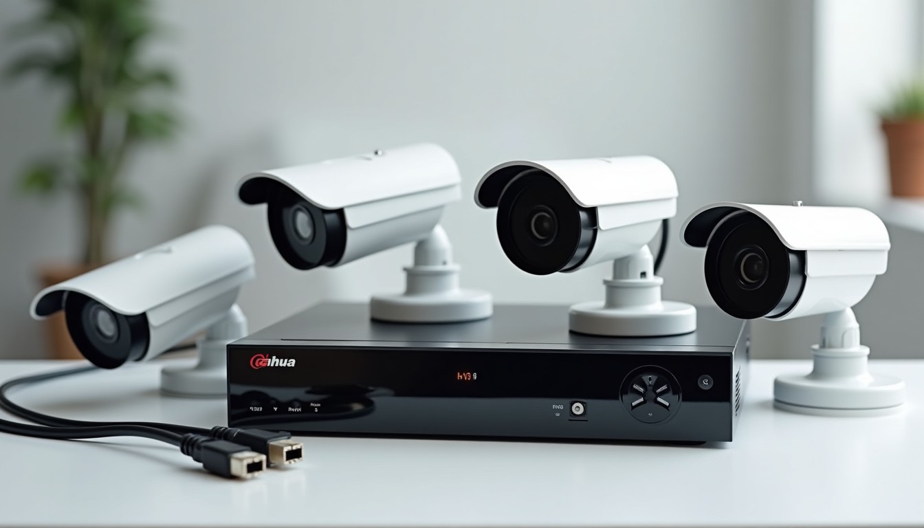 Enregistreur vidéo Dahua NVR avec caméras IP